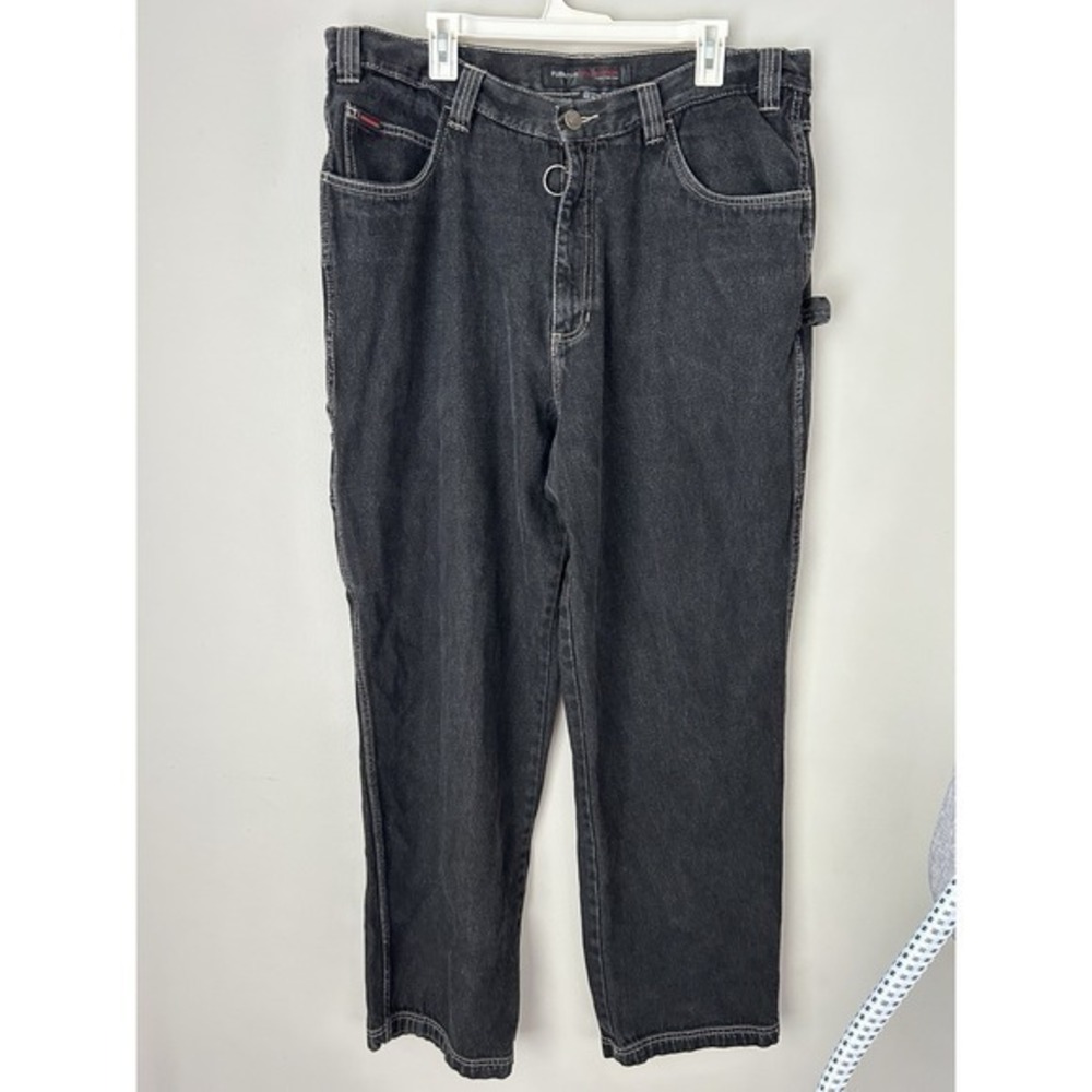 FUBU Collection Men's Denim Jeans 40x35 Baggy‎ Hip Hop Style
